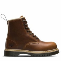 Dr Martens Icon 7B10 Tan Safety Boots Size 6